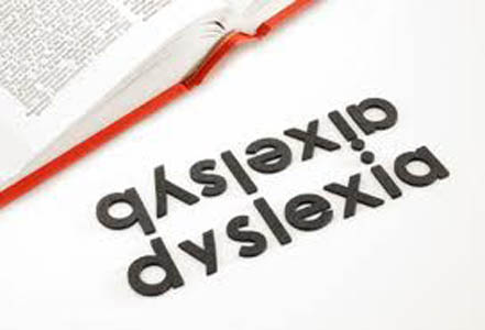 Illustration of dyslexia